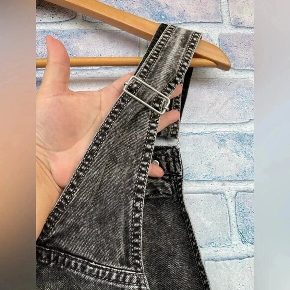 Carhartt Work In Progress acid Black Bib Double Knee Overalls large - Picture 13 of 15